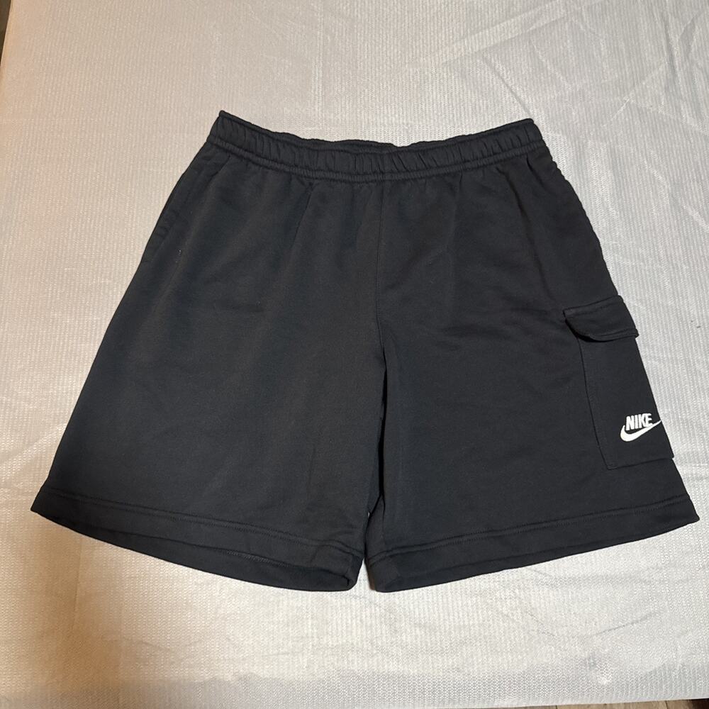 Nike Sportswear Club XL Black BB Fleece Cargo Shorts for Men